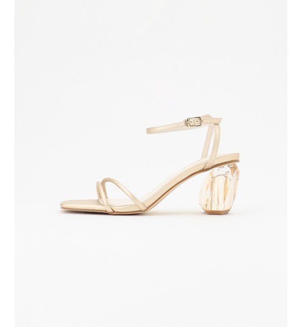  「クリアヒールサンダル」|サンダル|