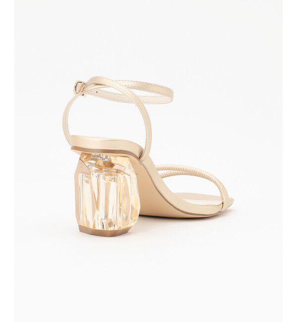  「クリアヒールサンダル」|サンダル|