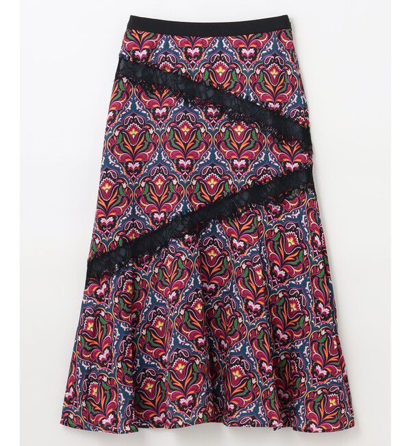 GRACE CONTINENTAL「レース切替マーメイドスカート」|スカート|