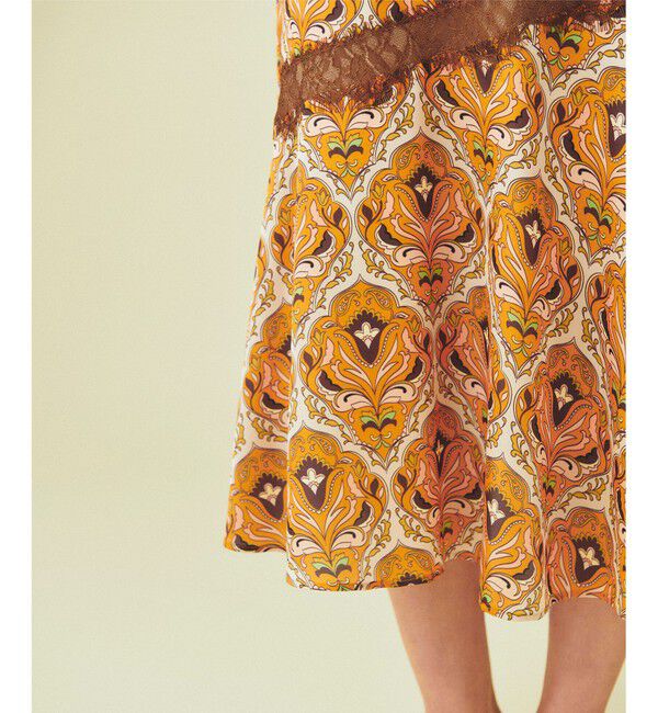 GRACE CONTINENTAL「レース切替マーメイドスカート」|スカート|