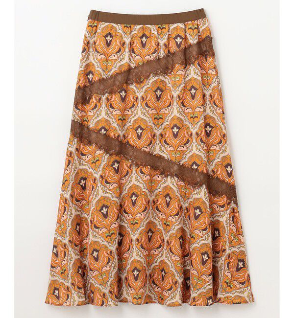 GRACE CONTINENTAL「レース切替マーメイドスカート」|スカート|