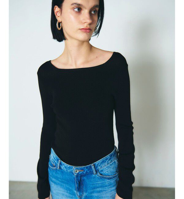 Diagram「タフタケープ付ニットトップ」|ニット・セーター|