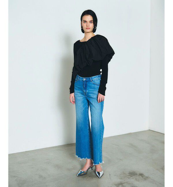 Diagram「タフタケープ付ニットトップ」|ニット・セーター|