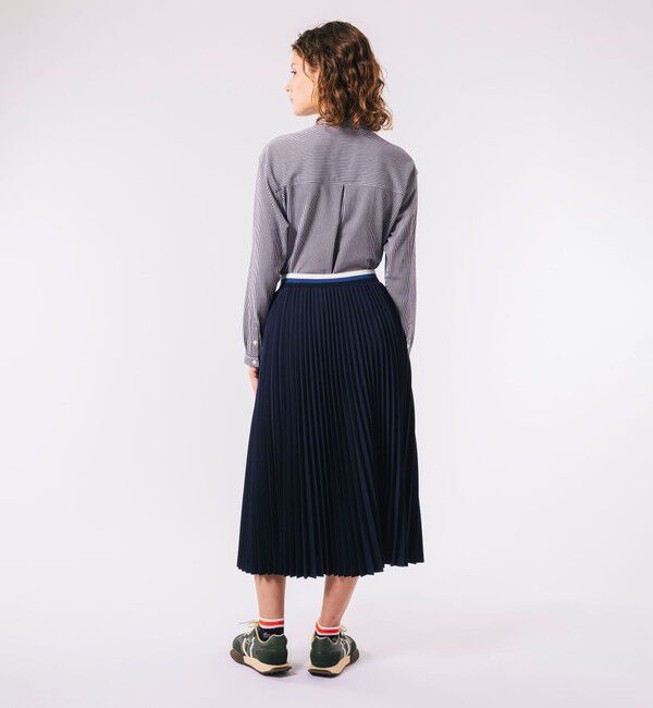 LACOSTE「ウエストボーダープリーツスカート / ロングスカート」|スカート|