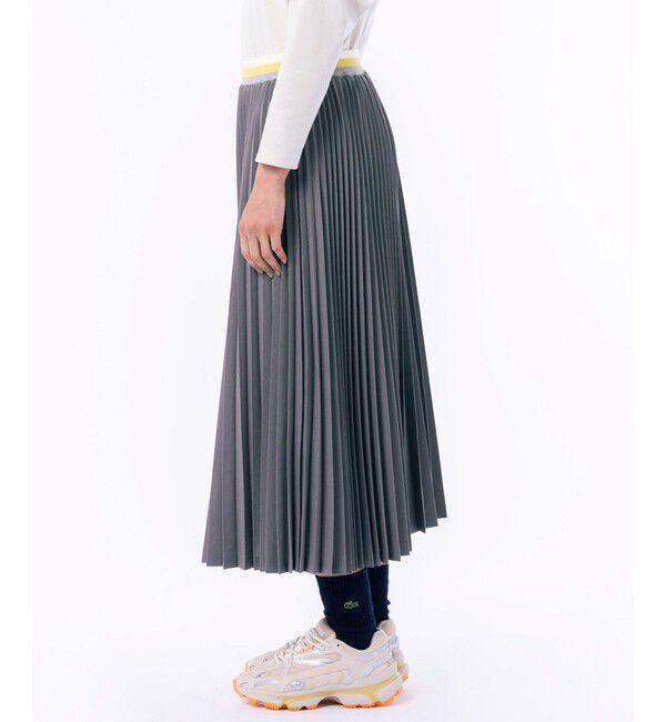 LACOSTE「ウエストボーダープリーツスカート / ロングスカート」|スカート|