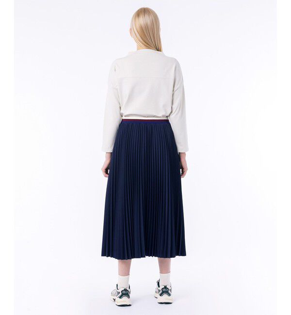 LACOSTE「ウエストボーダープリーツスカート / ロングスカート」|スカート|