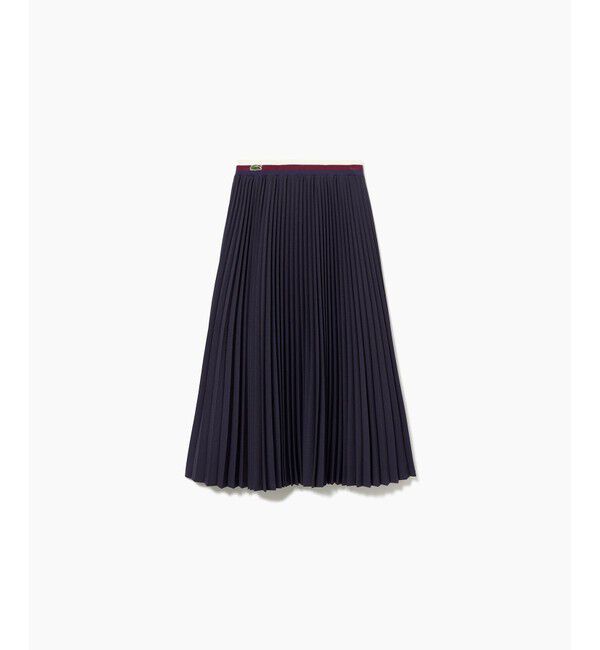 LACOSTE「ウエストボーダープリーツスカート / ロングスカート」|スカート|