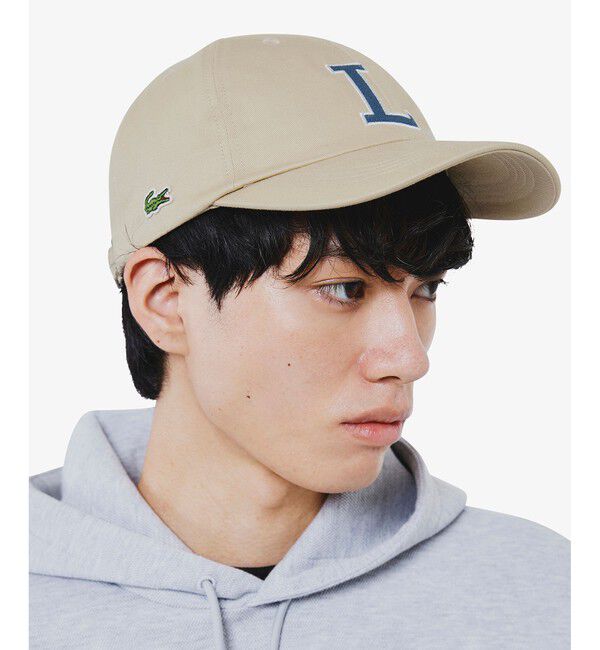LACOSTE「コットンツイルLロゴキャップ」|キャップ・キャスケット|