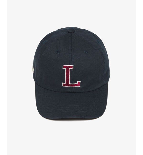 LACOSTE「コットンツイルLロゴキャップ」|キャップ・キャスケット|ネイビー