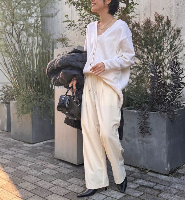 NOLLEY'S「ウォッシャブル裏起毛イージーワイドパンツ」|その他|