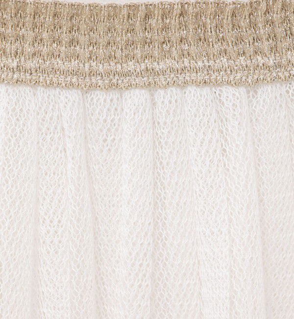 Rie Miller「ウォッシャブルラッセルチュールプリーツスカート」|スカート|