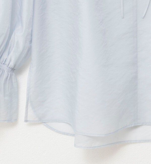 NOLLEY'S sophi「ウォッシャブルオーガンジーフリルブラウス」|シャツ・ブラウス|