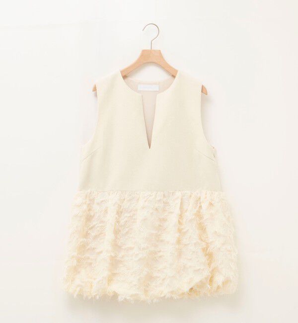 NOLLEY'S sophi「フリンジジャガード切替ベスト」|ベスト・ジレ|