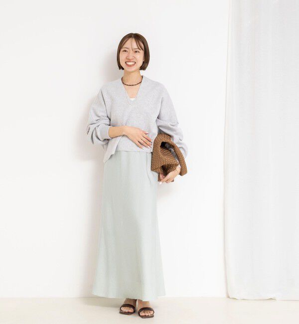NOLLEY'S「ウォッシャブルセルロースバイヤススカート」|スカート|
