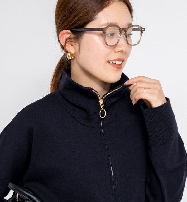 Rie Miller「《手洗い可能》ハーフZIPプルオーバー」|ニット・セーター|