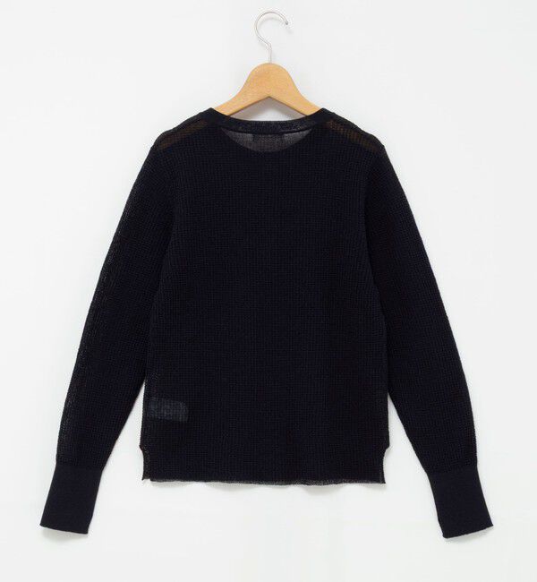 NOLLEY'S「《手洗い可能》ギマポリコットンワッフルヘンリーネックプルオーバー」|ニット・セーター|