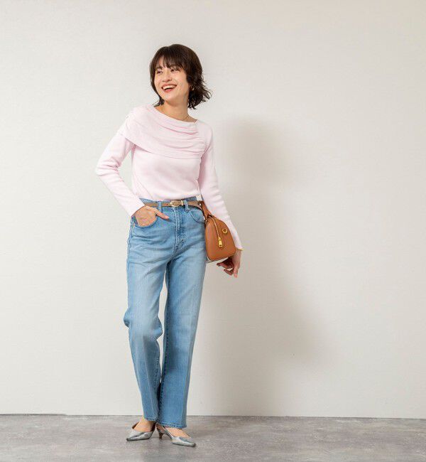 NOLLEY'S sophi「《手洗い可能》イレギュラーネックオフショルプルオーバー」|ニット・セーター|