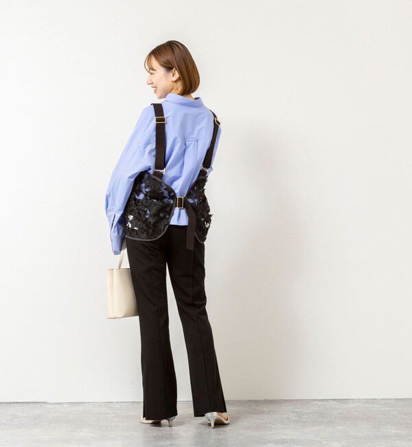 NOLLEY'S「【WEB限定】ウォッシャブルソフトリブフレアパンツ」|その他|