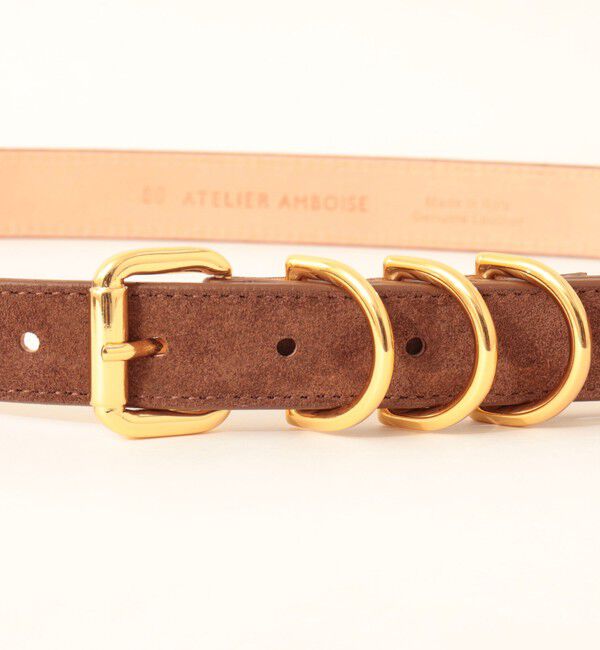 NOLLEY'S sophi「【ATELIER AMBOISE/アトリエアンボワーズ】トリプルリングベルト」|ベルト|