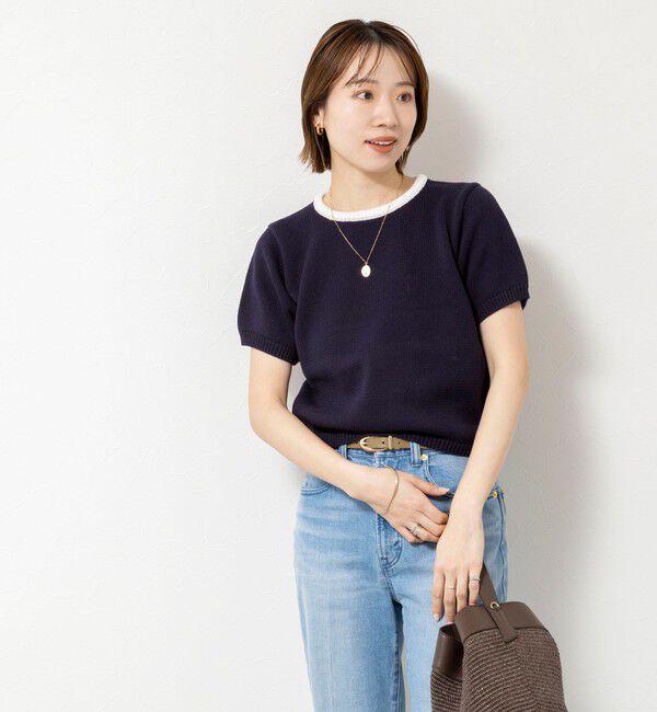 NOLLEY'S sophi「【PROTAGONISTA/プロタゴニスタ】ショートニットプルオーバー」|ニット・セーター|