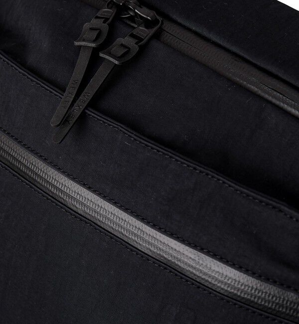 NOLLEY'S goodman「【WEXLEY/ウェクスレイ】DG600 DOUGLAS CRINKLE NYLON BLACK」|ショルダー・メッセンジャー|