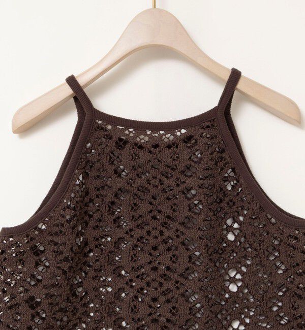 NOLLEY'S sophi「ウォッシャブルクロッシェレースアメスリタンクトップ」|シャツ・ブラウス|