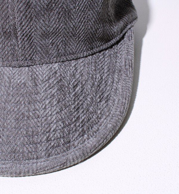 GLOSTER「【GLOSTER/グロスター】ヘリンボーン ロングブリムキャップ」|キャップ・キャスケット|