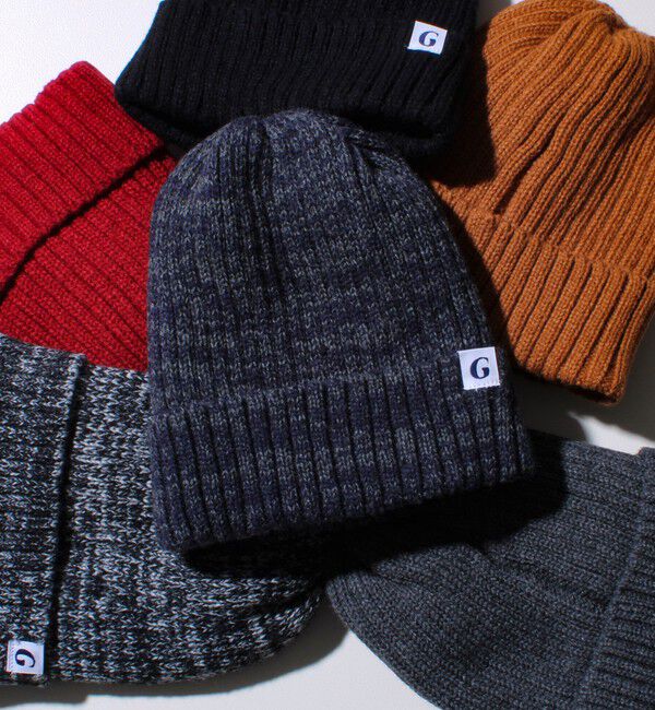 GLOSTER「【GLOSTER/グロスター】裏ボア リブワッチ ニット帽」|ニット帽|グレー系その他