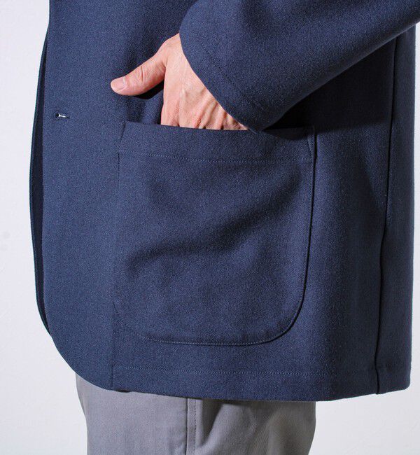 GLOSTER「【オンオフ兼用の大人カジュアルジャケット】両面起毛 ストレッチジャケット」|テーラードジャケット|