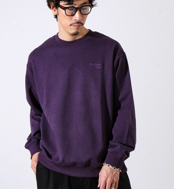GLOSTER「【GOODNESS WEAR】ソフトタッチ裏起毛クルーネックスウェット」|スウェット・ジャージ|