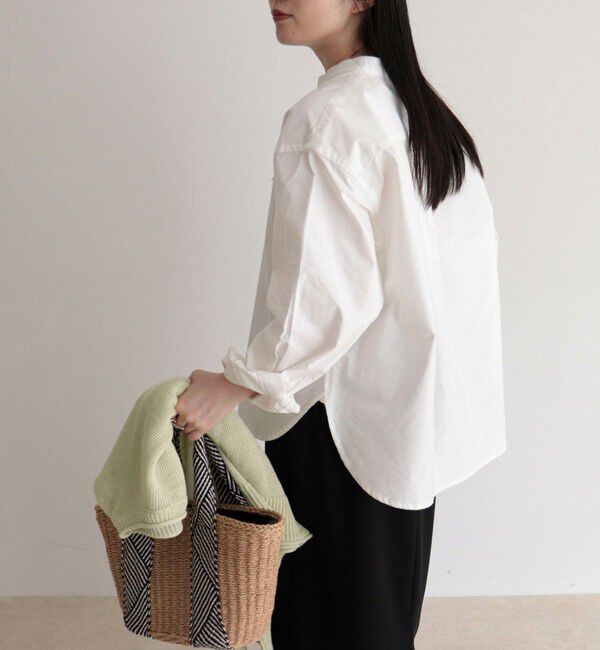 fredy emue「【GEVACO/ゲバコ】バンドカラーロングスリーブシャツ」|シャツ・ブラウス|