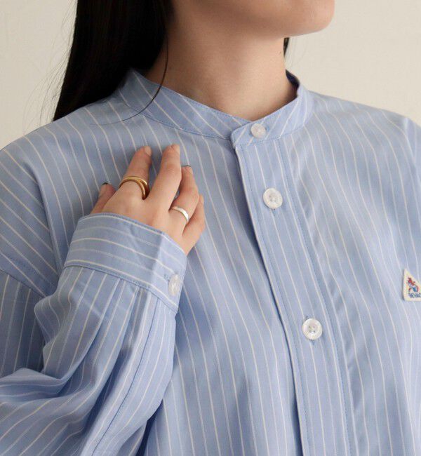 fredy emue「【GEVACO/ゲバコ】バンドカラーロングスリーブシャツ」|シャツ・ブラウス|