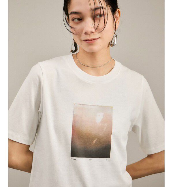 SALON adam et rope'「YASUKO HIRANO ARTプリントコンパクトT」|Tシャツ・カットソー|