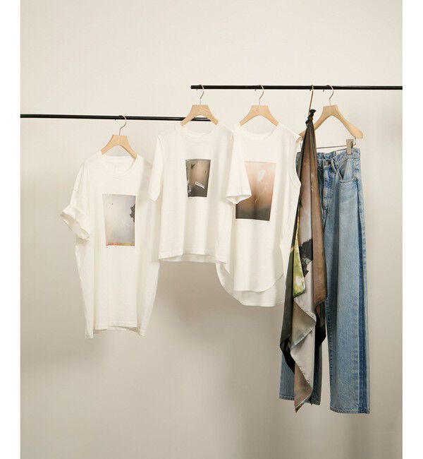 SALON adam et rope'「YASUKO HIRANO ARTプリントコンパクトT」|Tシャツ・カットソー|