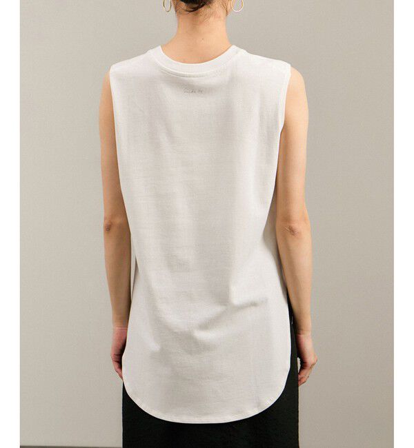 SALON adam et rope'「Yasuko Hirano / 平野泰子 ARTプリントノースリーブT」|タンクトップ|