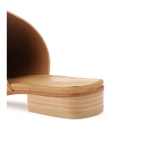 SALON adam et rope'「【W S（ドゥーブル）】レザーフラットミュール」|その他|