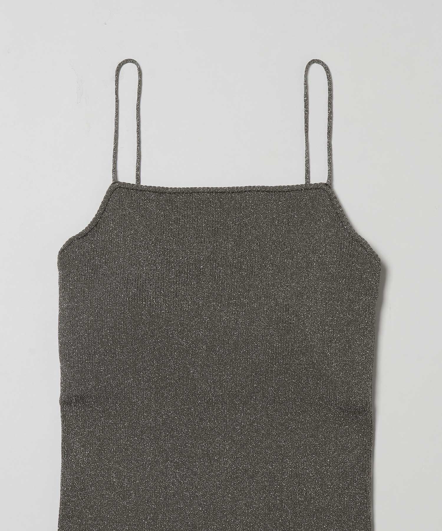 ROPE「パッド付きラメキャミソール」|キャミソール|