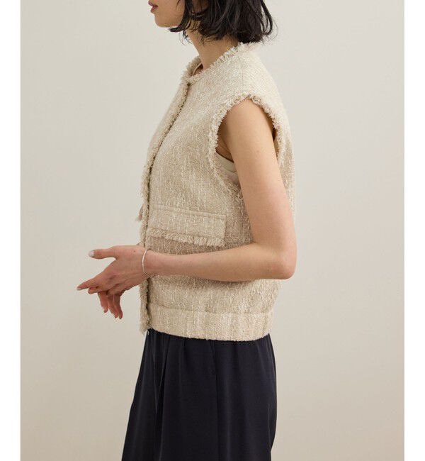 ROPE「サマーツイードジレ」|ベスト・ジレ|
