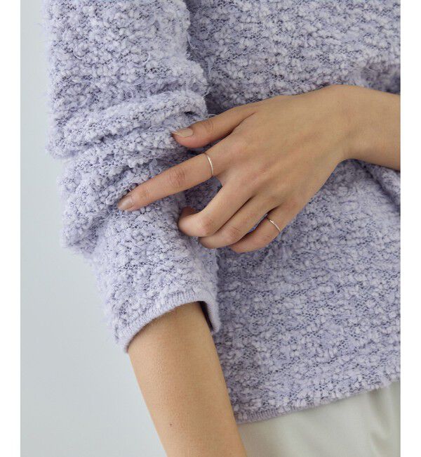 ROPE「【COOHEM(コーヘン)】COTTON FANCY YARN HIGH NECK KNIT」|ニット・セーター|