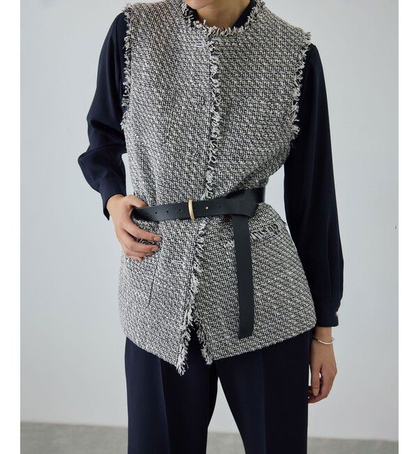 ROPE「ミックスツイードジレベスト/26SS」|ベスト・ジレ|