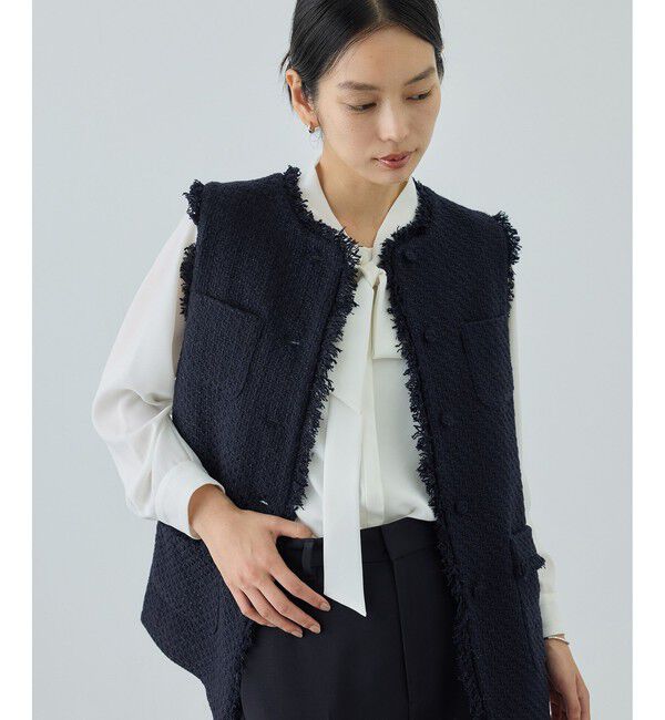 ROPE「ミックスツイードジレベスト/26SS」|ベスト・ジレ|