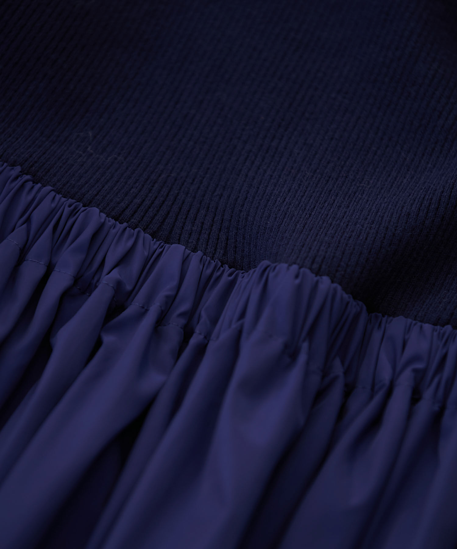 VIS「【前後2WAY】ニットドッキングワンピース【洗える】」|ワンピース|