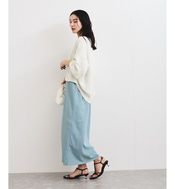 VIS「リンクス柄コクーンカーディガン」|カーディガン|