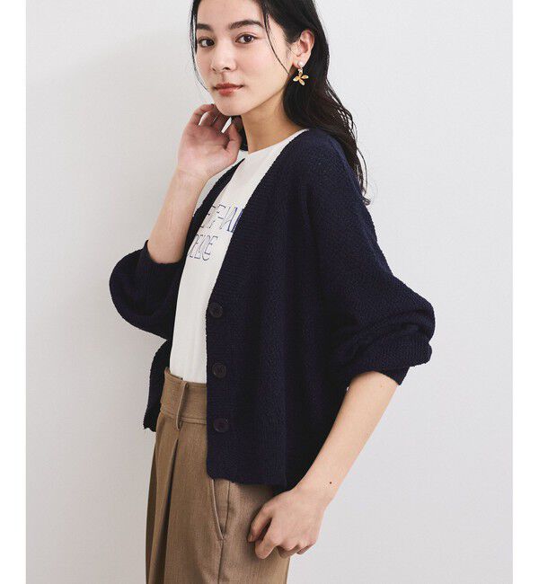 VIS「リンクス柄コクーンカーディガン」|カーディガン|コンメイン