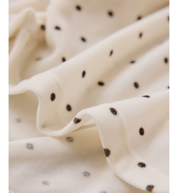 VIS「ベロアボウタイドットカットソー」|Tシャツ・カットソー|