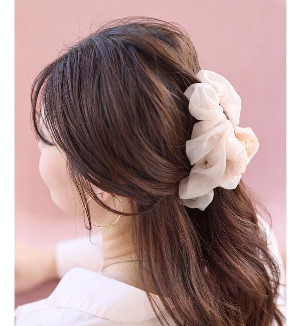 VIS「シフォンバンスヘアクリップ」|ヘアバンド|