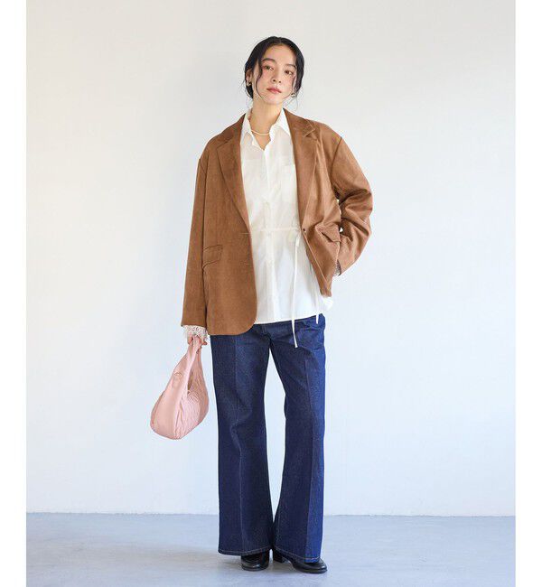 VIS「レーススリーブAラインシャツ」|シャツ・ブラウス|