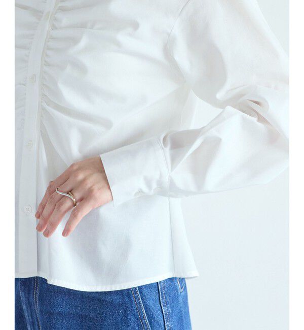 VIS「フロントギャザーシャツ」|シャツ・ブラウス|