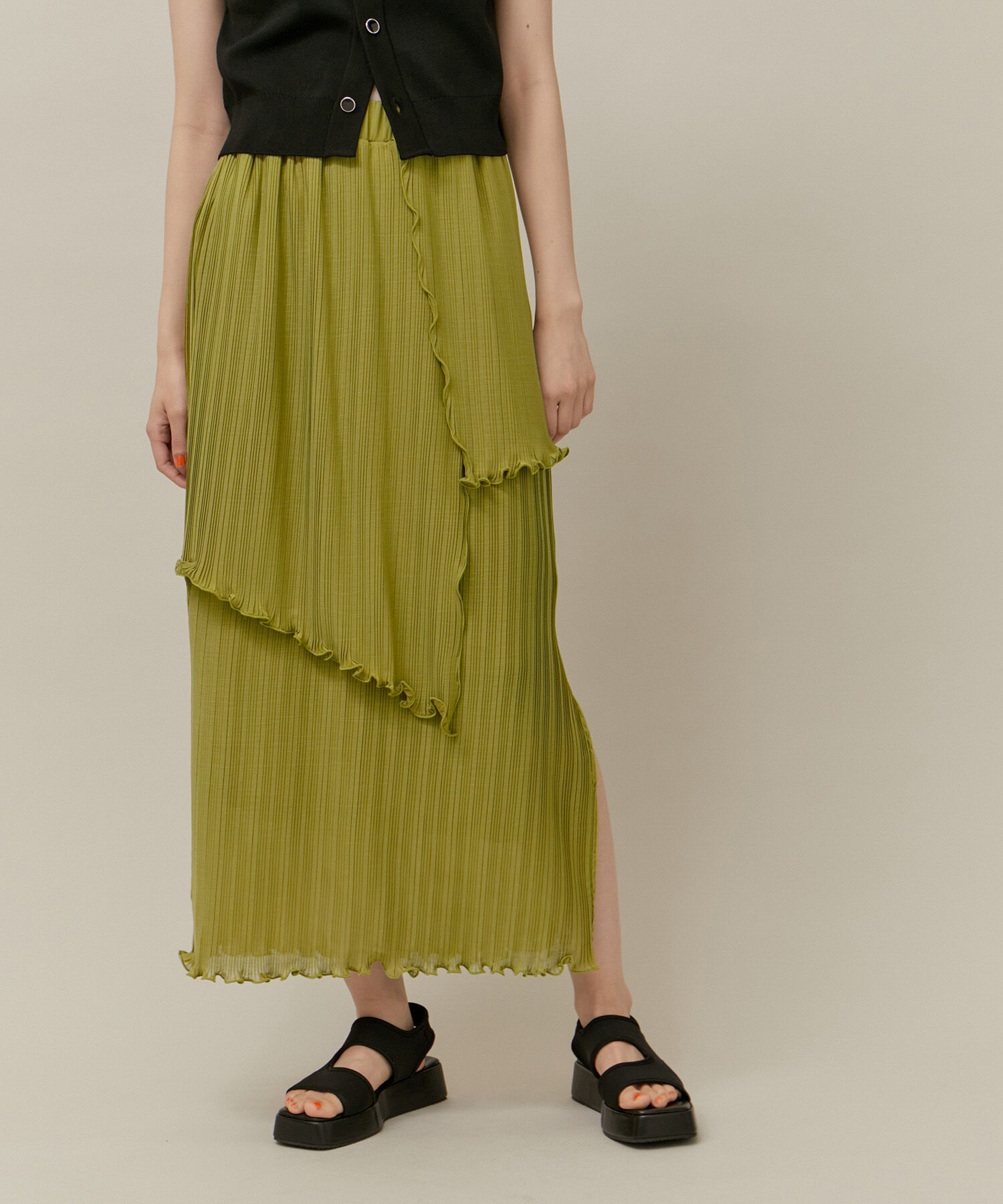 ROPE' PICNIC R「プリーツレイヤードスカート」|スカート|