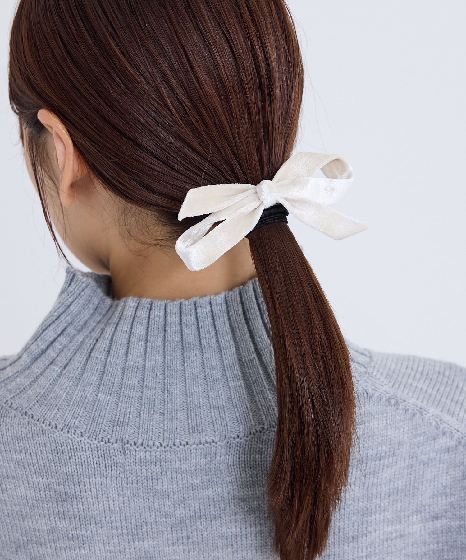 ROPE PICNIC PASSAGE「ベロアリボンポニー」|ヘアゴム・シュシュ|